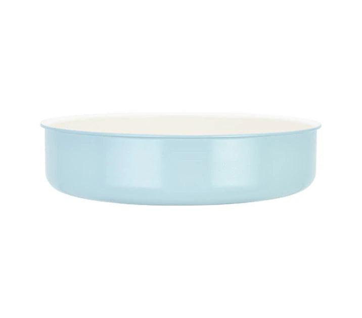 chef power nonstick nontoxic cookware set 19pcs light blue pots and pans with clip handle saute pan